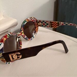 Dolce & Gabbana Colorful Patterned Sunglasses